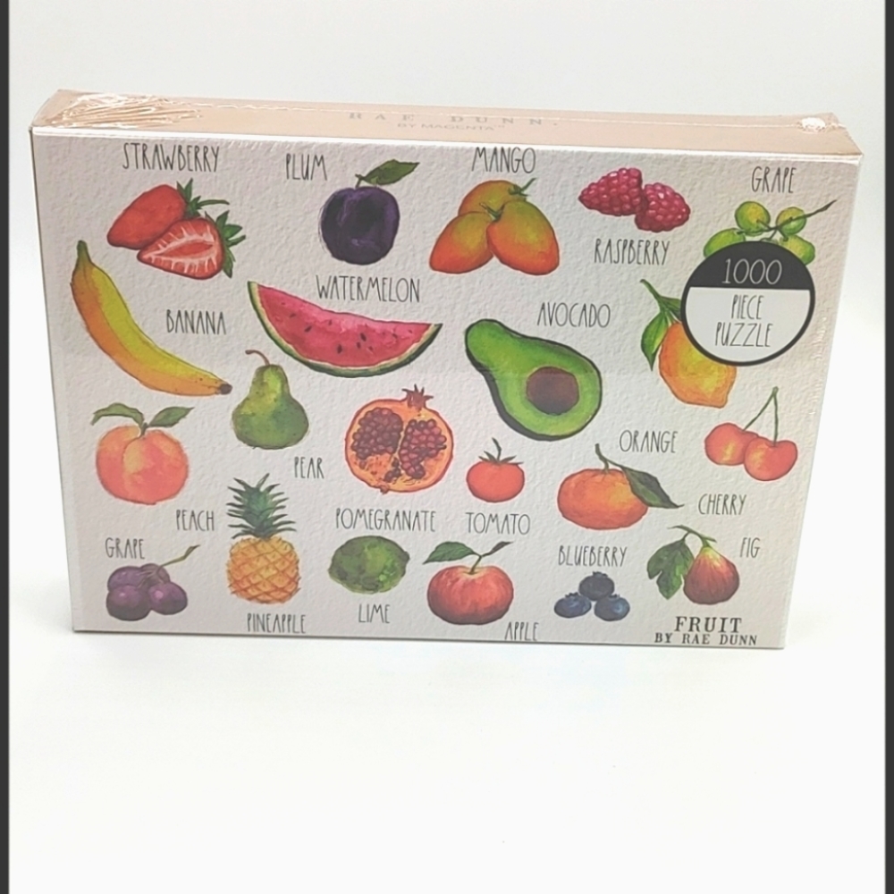 New Rae Dunn “FRUIT” 1000-piece puzzle